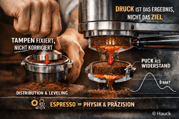 How to properly tamp espresso - myth of pressure & brewing pressure