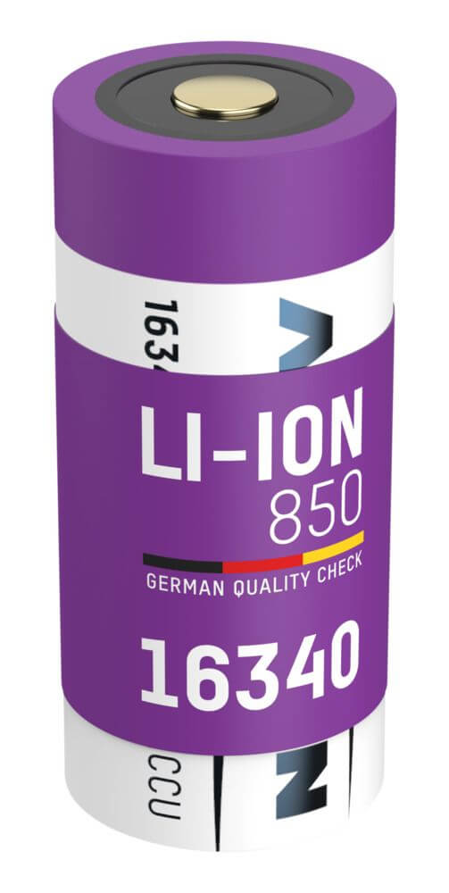 ANSMANN 16340 / RCR123 USB-C battery – product view