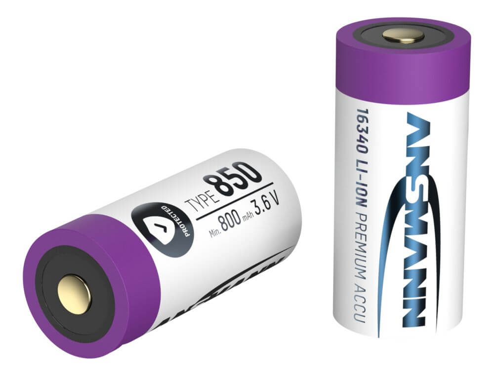 ANSMANN 16340 / RCR123 USB-C Akku 850 mAh