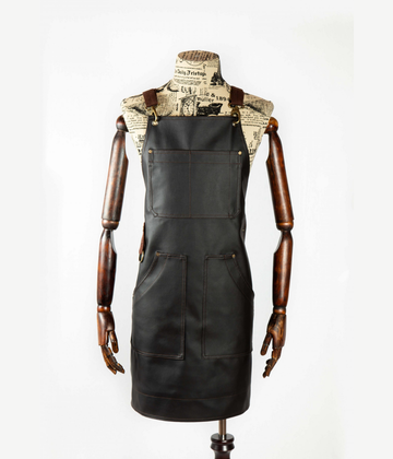 Barista Apron Cactus leather