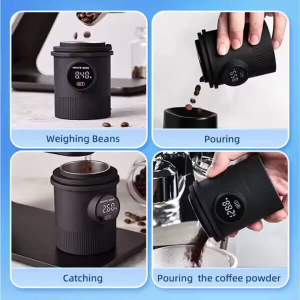 Dosing Cup mit integrierter Waage Referenz