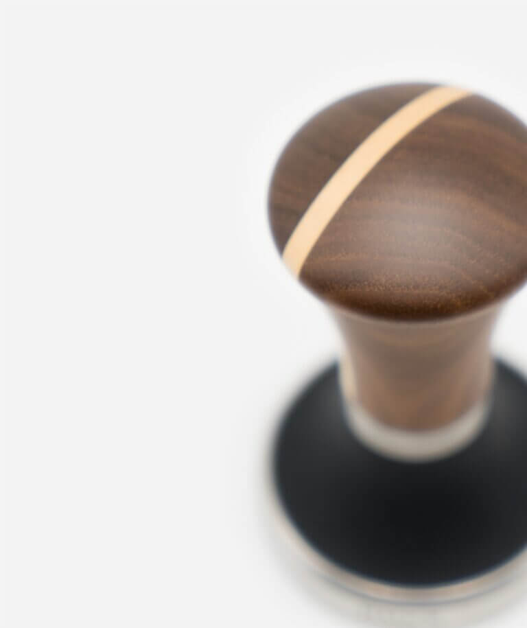 Hauck Tamper Barista Line Terra Nut top side