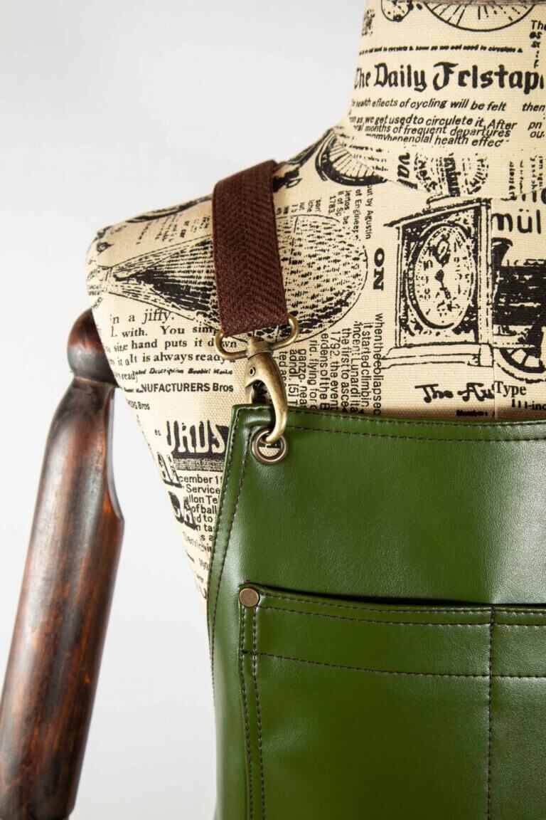 Hauck Kaktus Leder Schürze Organic Green