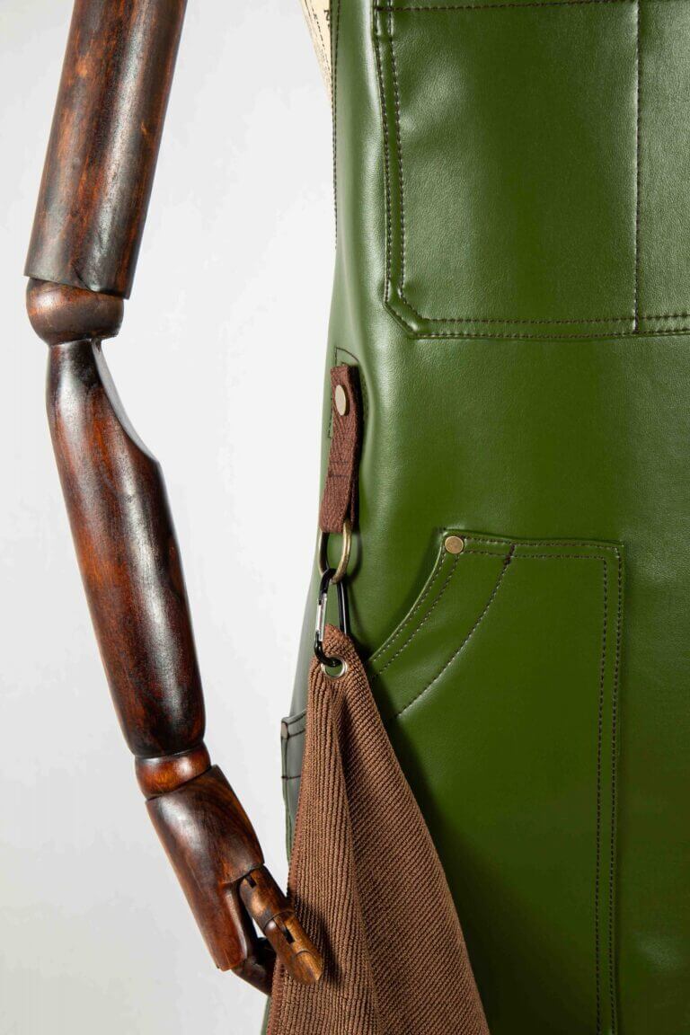 Hauck Kaktus Leder Schürze Organic Green