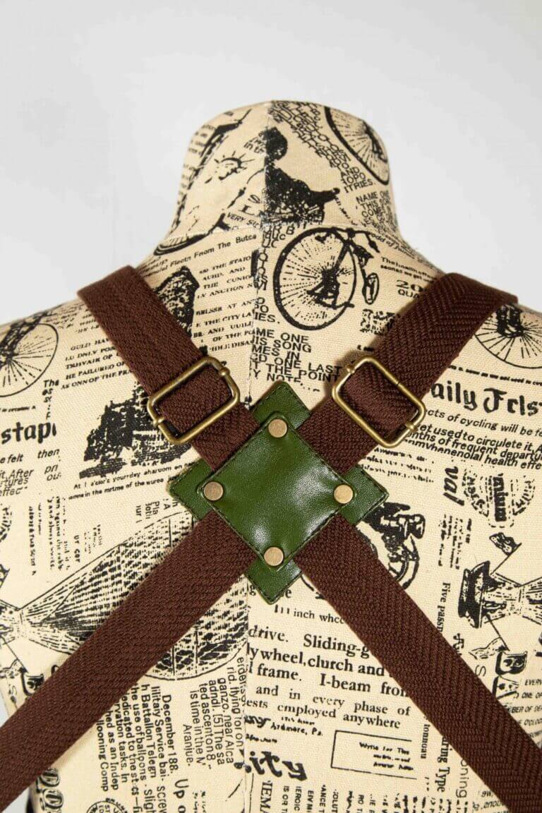 Hauck Kaktus Leder Schürze Organic Green