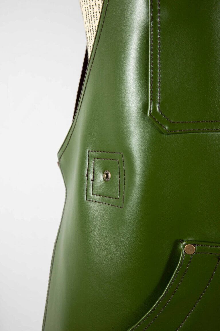 Hauck Kaktus Leder Schürze Organic Green