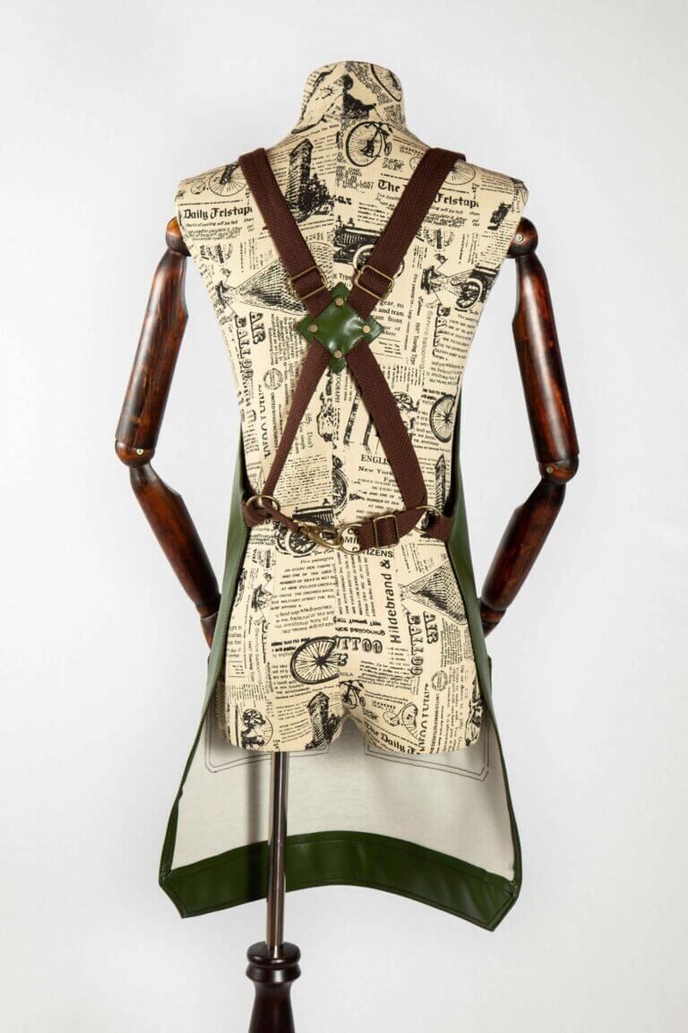 Hauck Kaktus Leder Schürze Organic Green