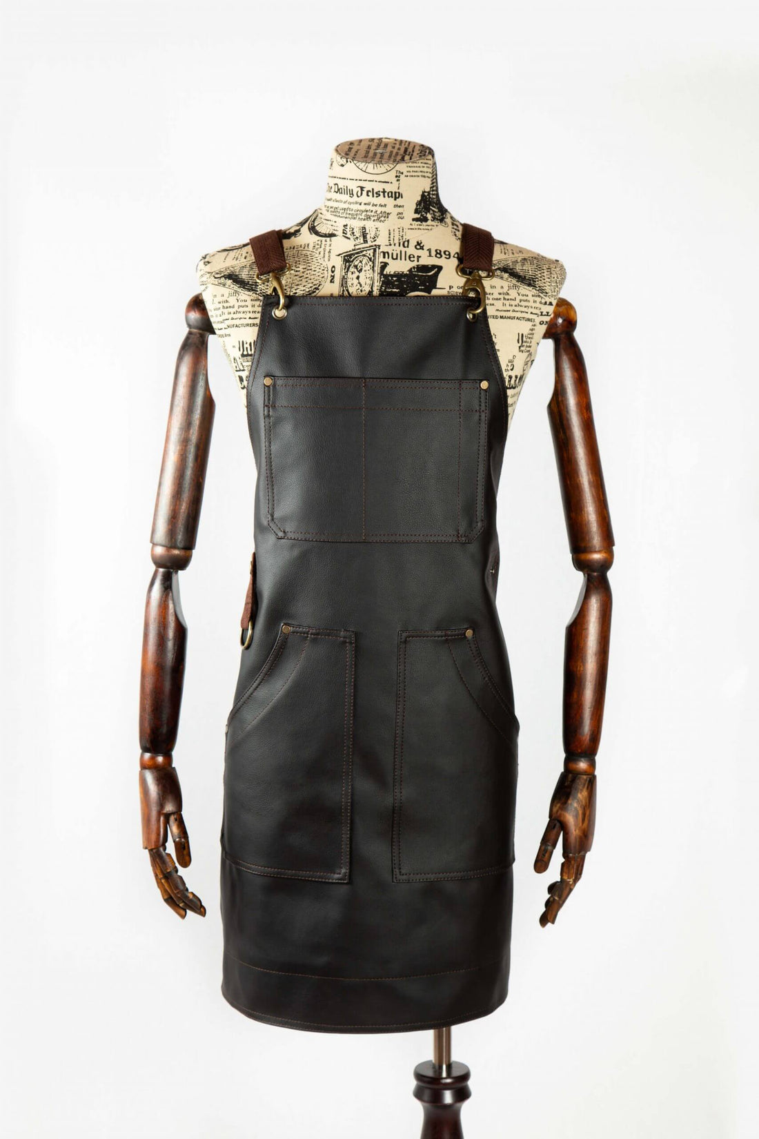 Hauck Kaktus Leder Schürze Organic deep Brown