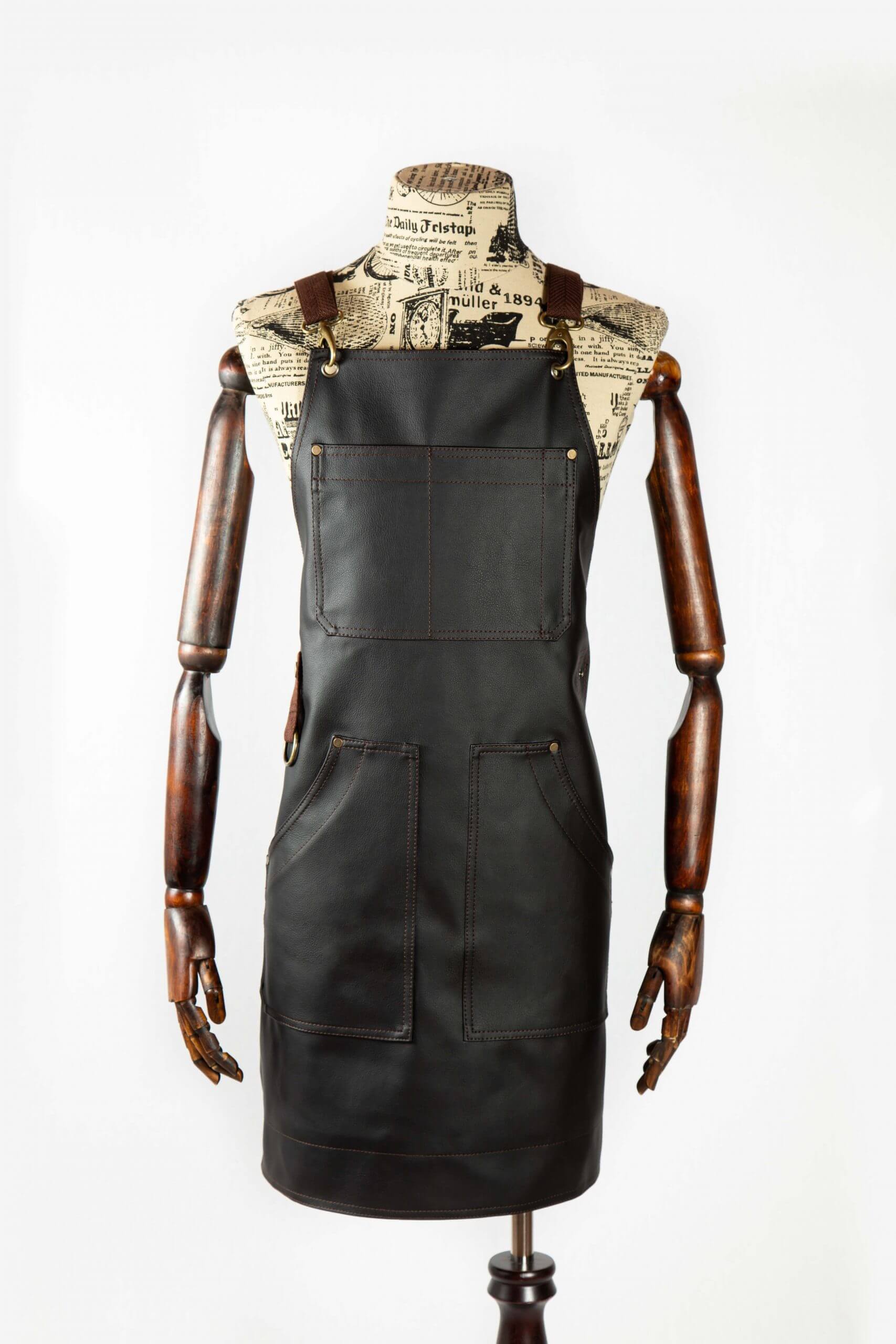 Hauck Kaktus Leder Schürze Organic deep Brown