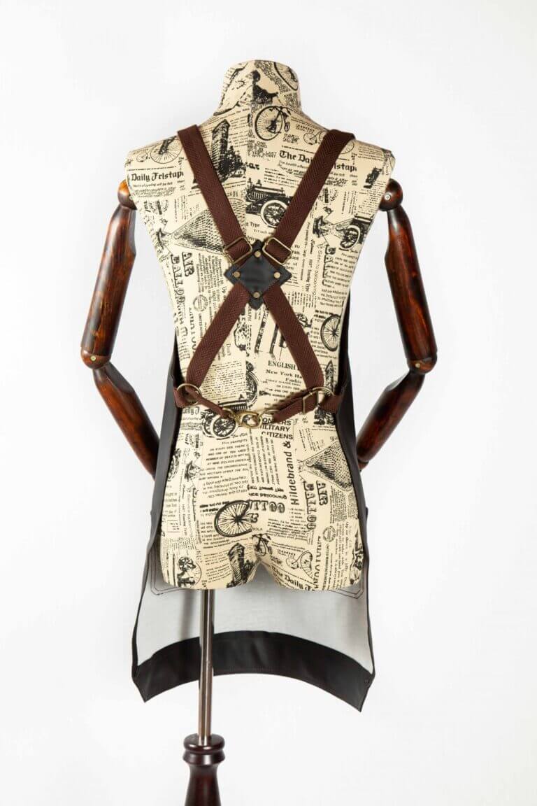 Hauck Kaktus Leder Schürze Organic deep Brown