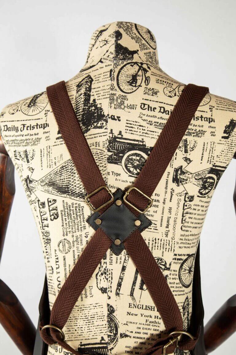 Hauck Kaktus Leder Schürze Organic deep Brown