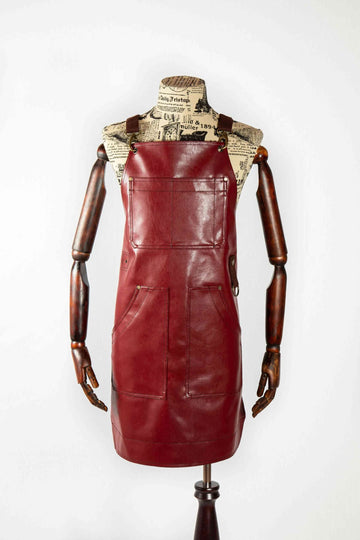 Hauck Kaktus Leder Schürze Organic Red