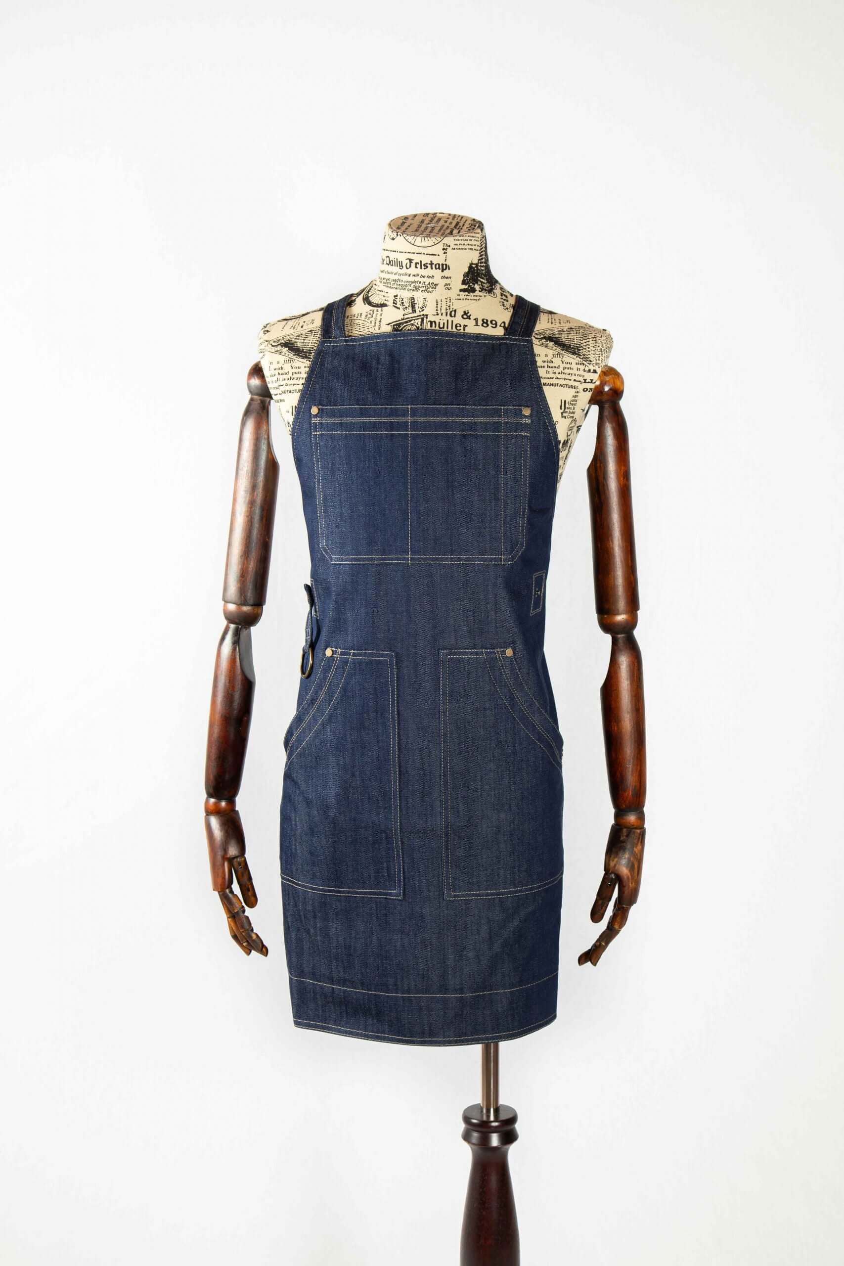 Hauck Denim Schürze Organic Blue