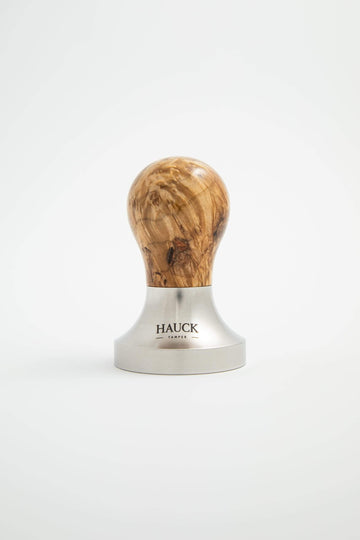 Hauck Tamper spotted maple burl stabilized Rune Hybrid