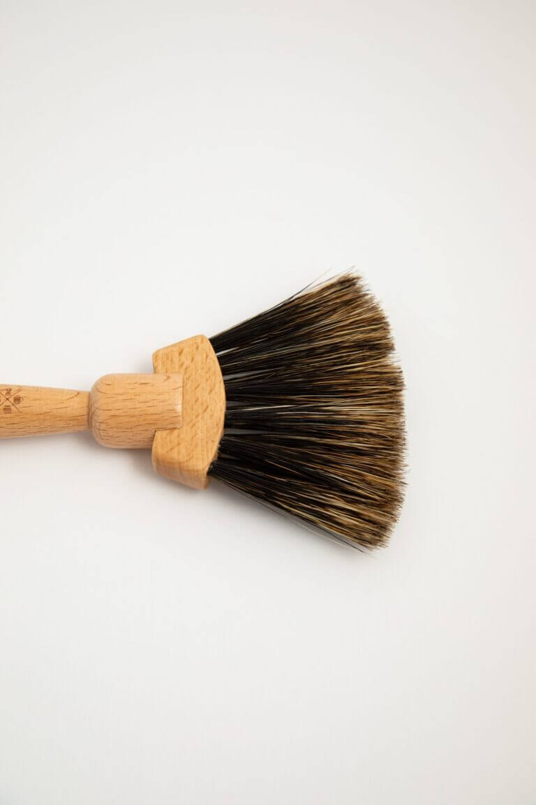 Barista cleaning Brush Twin Fächer Detailansicht