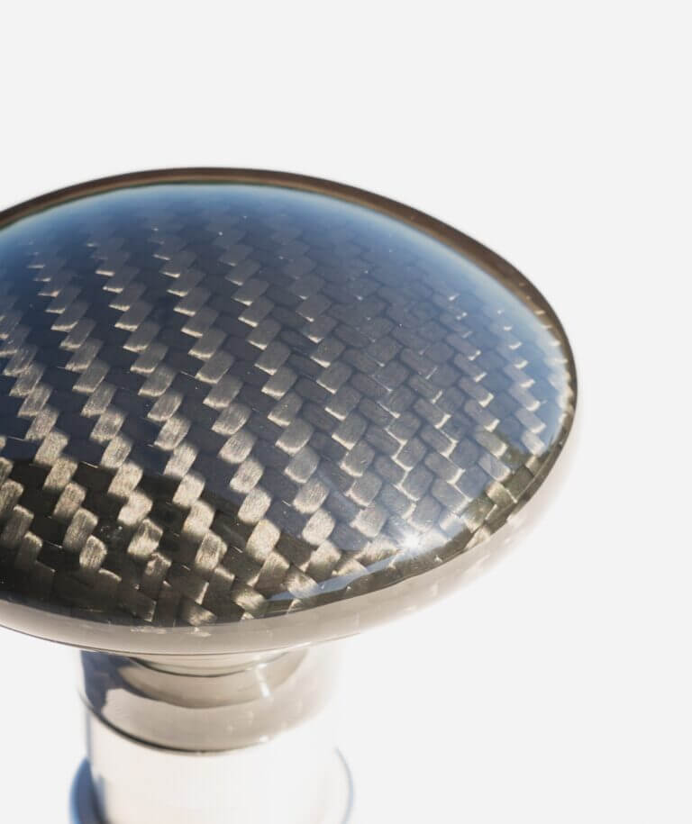 S-Tamper V5 Ufo Carbon blue grid Limited Edition Handle