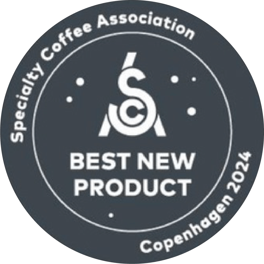 SCA Best New Product Award 2024 logo for recognition in specialty coffee industry.