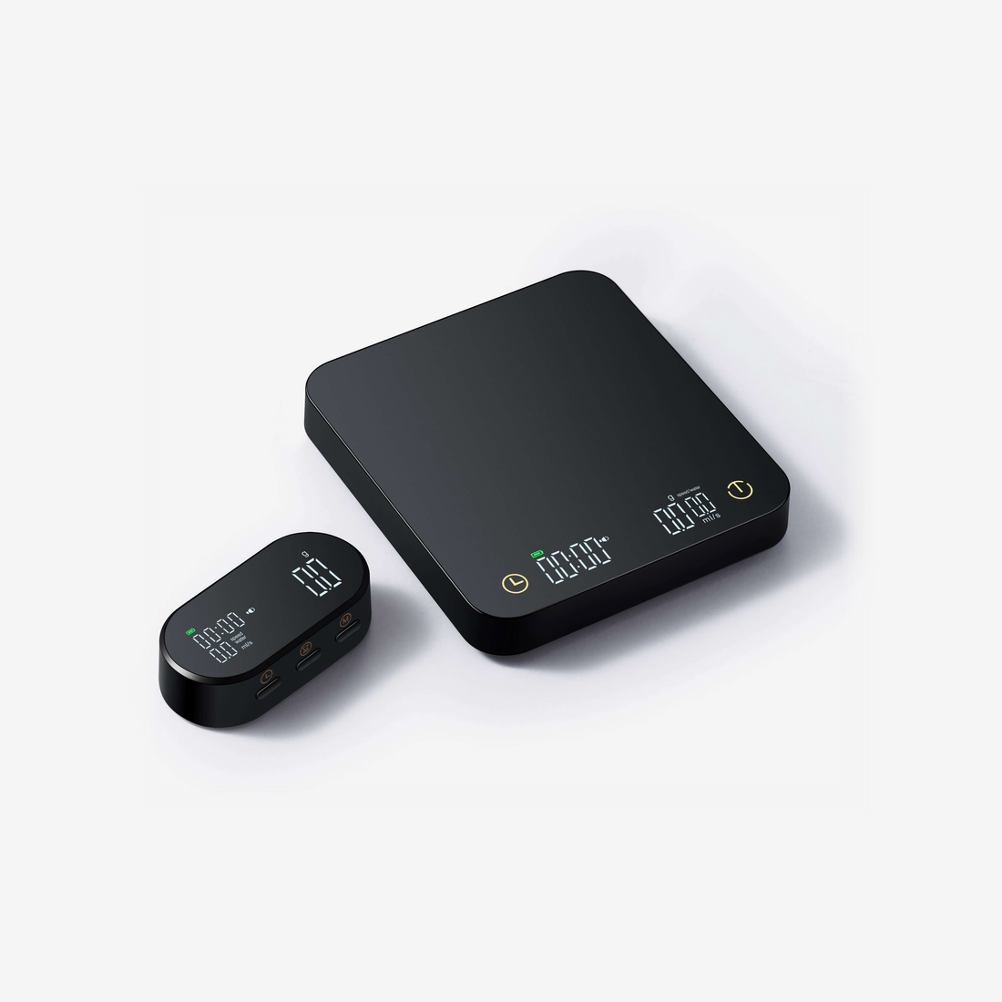 Digitale Kaffeewaage Mini mit externer Anzeige – Frontansicht